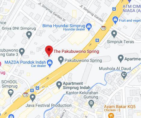 Pakubuwono Spring Maps
